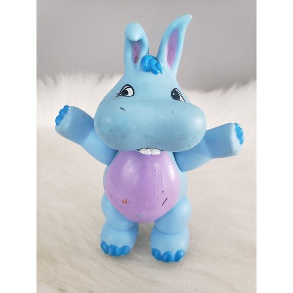 1985 WUZZLES‎ POSEABLE HOPPOPOTAMUS Hasbro Figure pvc plastic - Picture 1 of 4